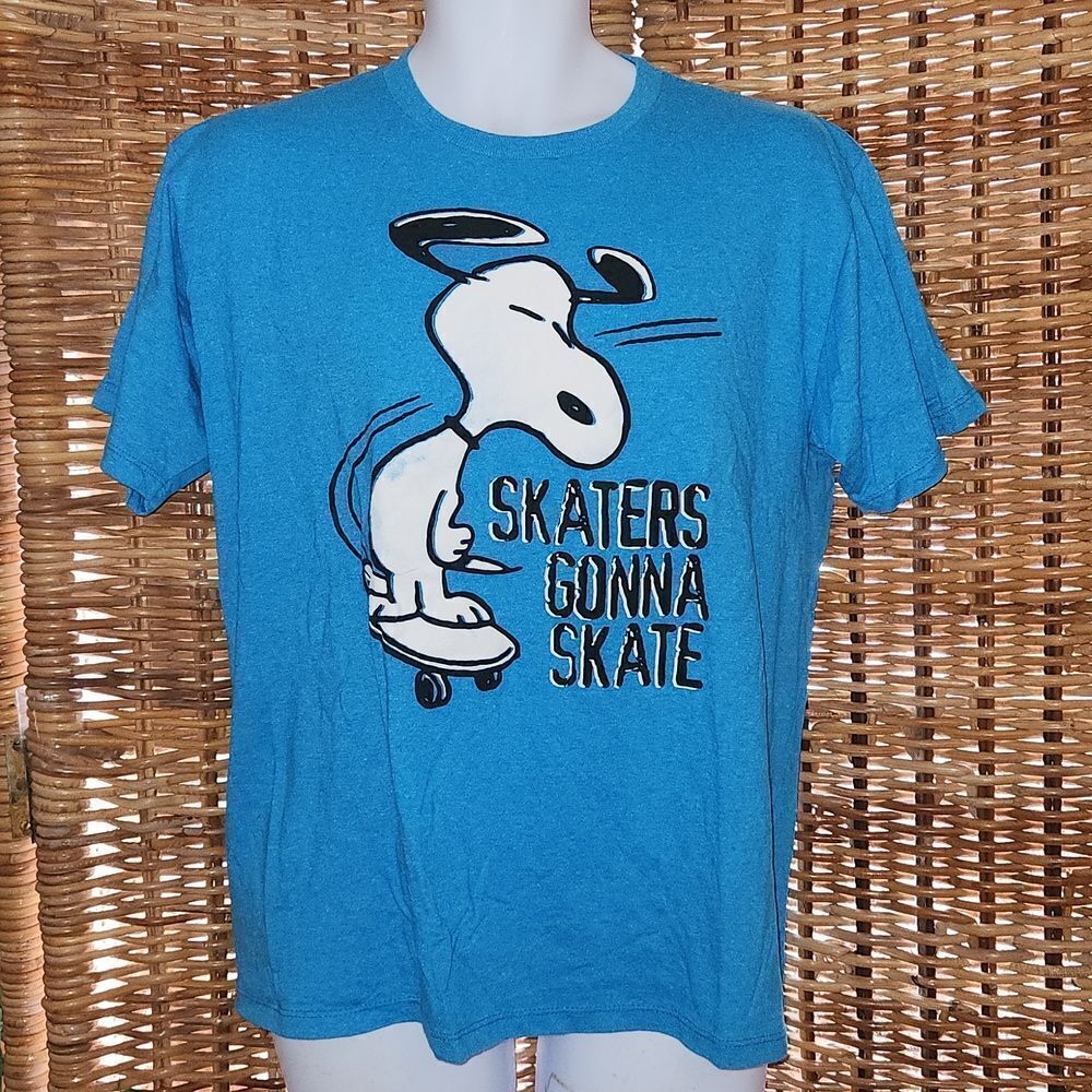 Snoopy Peanuts Skaters Gonna Skate T-shirt XL
